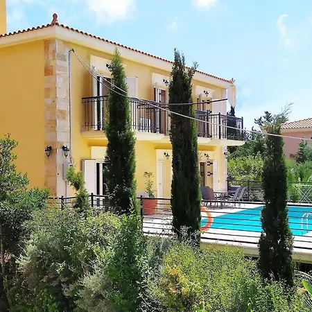 3 Bedroom Villa, Private Pool, Sea Views, Kefalonia Tzamarelata