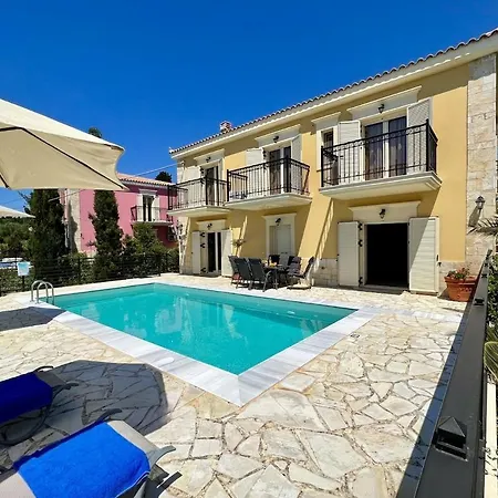 Vila 3 Bedroom Villa, Private Pool, Sea Views, Kefalonia Tzamarelata